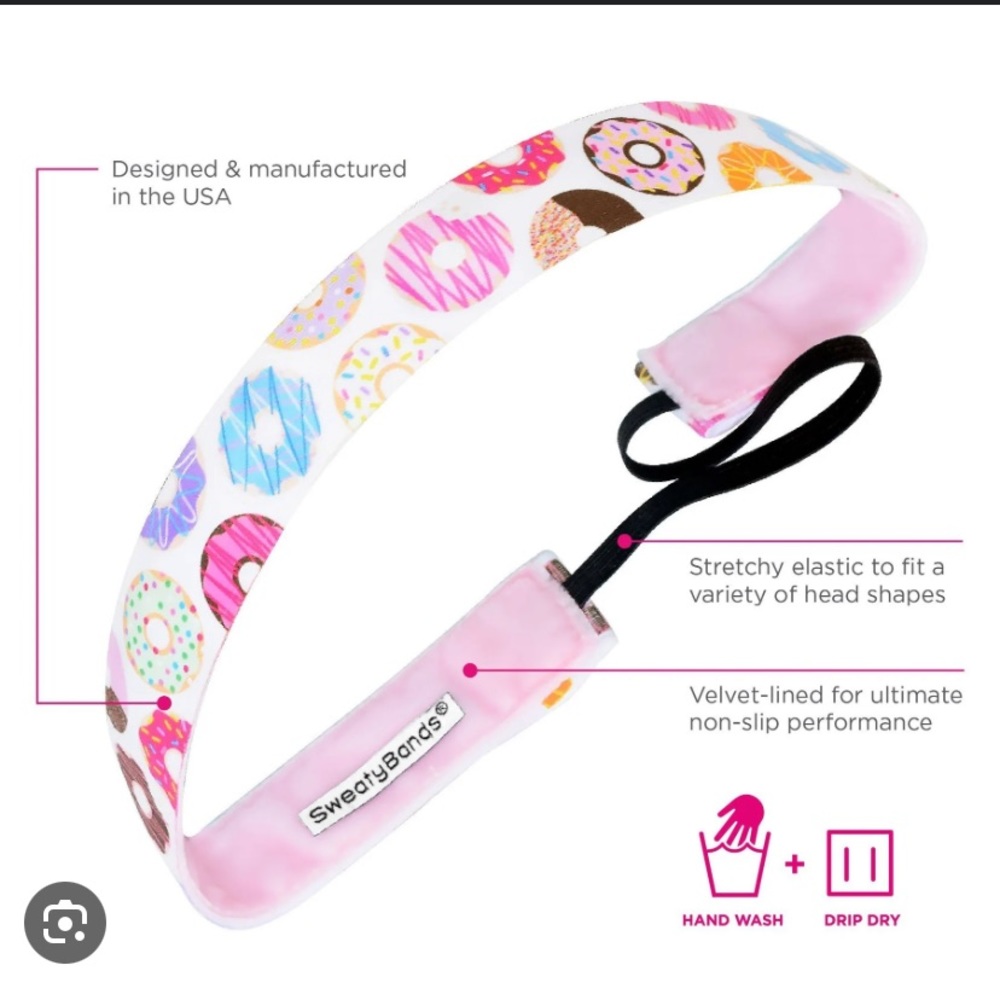 Donut 1” Sweaty Bands Headband